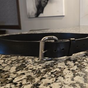 Harley Davidson Black Leather Men's Belt Size 38